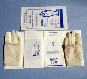Latex surgical gloves TRI182,100%natural rubber latex, Low protein content