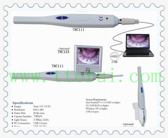 Direct USB wired dental camera with small LCD monitor TRC102