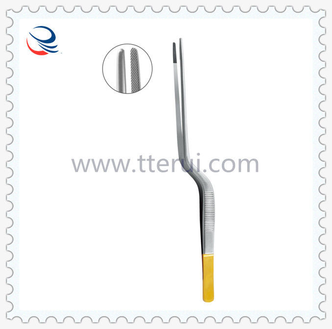 Tweezers-flat teeth TR-IS-697