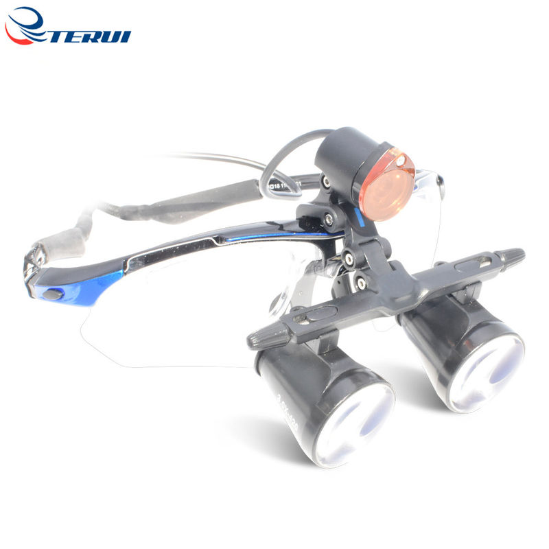 One-way Screw Thread Loupe(Galileo) with Color Filter Light TLP-487I